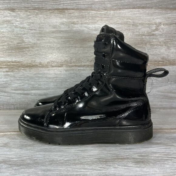 Dr. Martens Shoes - Dr. Martens Women’s Fade Pony Paten Lamper Italian Hair On Leather Boots Size 7